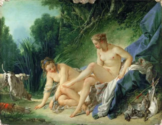Diana efter badet