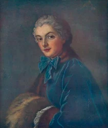 Porträtt av en ung kvinna, 1700-talet