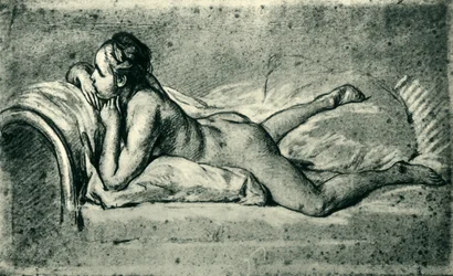 Liggande kvinnlig naken, 1751, 1943.