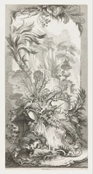 Rocaille [Rokokodesign], i Nouveaux Morceaux pour des Paravents [Nya koncept för skärmar].
