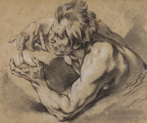 Studie av en Triton, 1748-53