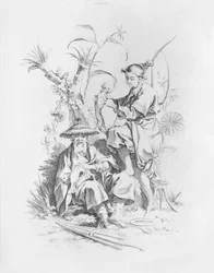 De fem sinnena, 1720-70.
