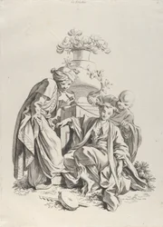 Touch, från The Five Senses, 1720-70.