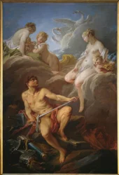 Venus ber Vulcan om vapen till Aeneas