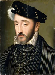 Porträtt av kung Henrik II av Frankrike 1519-1559, 1547.