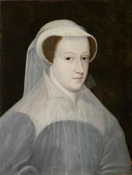 Porträtt av Mary, Queen of Scots 1542-1587, ca. 1560.