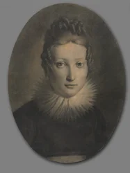 Porträtt av Marie-Louise, hertiginna av Parma
