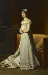 Porträtt av Stéphanie de Beauharnais (1789-1860)