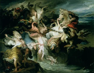 Teutonernas och cimbrernas nederlag av Gaius Marius (ca 157-86 f.Kr.)