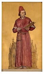 Målaren Hans Memling (olja på duk)