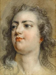 Huvud av kung Ludvig XV