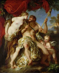 Hercules och Omphale, 1724