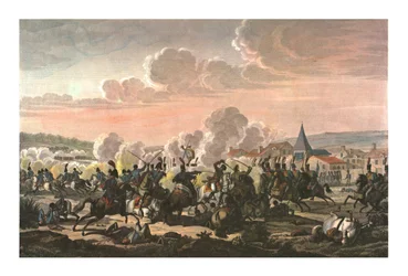 Prins Ludvig av Preussens död i slaget vid Saalfeld, 10 oktober 1806, c1850