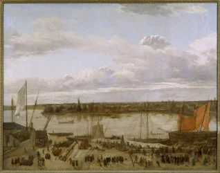 Utsikt över hamnen i Nantes