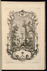 Design för Cartouche med stora och små fack