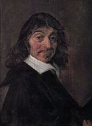 Danska: René Descartes (1596-1650) Porträtt av René Descartes