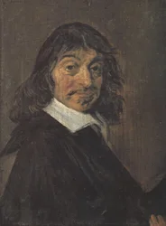 Danska: René Descartes (1596-1650) Porträtt av René Descartes
