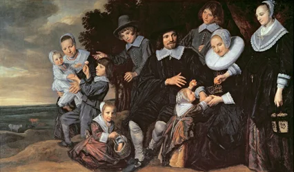 Familjegrupp i ett landskap, ca 1647-50