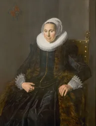 Porträtt av Cornelia Claesdr. Vooght (-)