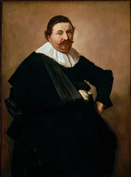 Porträtt av Lucas de Clercq, belgisk handlare av vävprodukter. Målning av Frans Hals (1580-1666), ca 1627. Olja på duk. Mått: 126,5x93cm. Amsterdam, Rijksmuseum