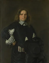 Porträtt av en man, tidigt 1650-tal.