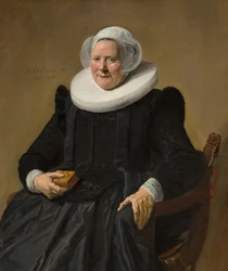 Porträtt av en äldre dam, 1633.