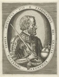 Porträtt av Ferdinand I av Habsburg, tysk kejsare Porträtt av kungar, drottningar, prinsar och prinsessor (serietitel)