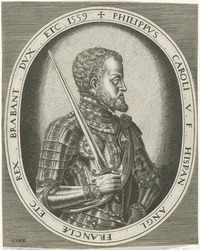 Porträtt av kung Filip II av Spanien Porträtt av kungar, drottningar, prinsar och prinsessor (serietitel)