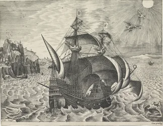 Segelskepp med Ikaros fall Segelfartyg (serietitel)