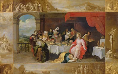 Kristus i fariséen Simons hus, 1637
