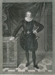 Porträtt av Henrik IV av Frankrike