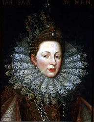 Porträtt av Margaret Gonzaga, hertiginna av Savojen