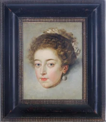 Porträtt av drottning Henriette-Marie av Frankrike