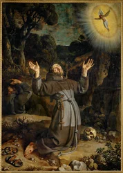 Sankt Franciskus Assisi får stigmata ...