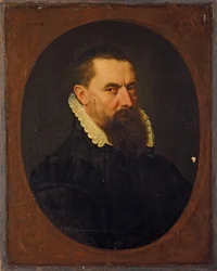 Porträtt av en skäggig herre, 1574