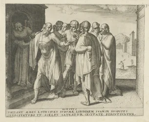 Lot uppmanar folkmassan att lugna sig Incestus (titel på objekt) History of Destiny (serietitel)