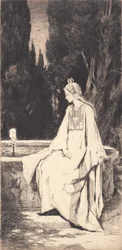Prinsessan vid fontänen