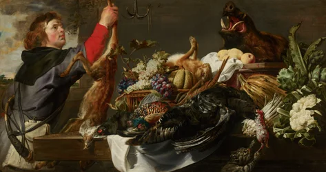 Stilleben med Huntsman, c.1615
