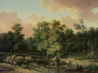 Pastoral scen