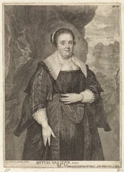 Porträtt av en okänd kvinna Theatrum Artis Pictoriae (serietitel)