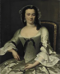 Porträtt av Maria Henriëtte van de Pol, hustru till Willem Sautijn