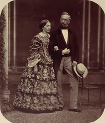Mathias och Elise Hoeusermann, 1850-60-talen.