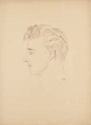 Porträttstudie av Franz Barwig den yngre