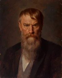 Porträtt av Franz von Lenbach 1836-1904, 1907.