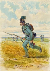 Soldat med bajonett