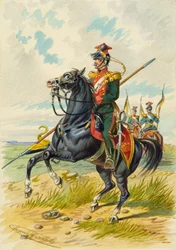soldat till häst