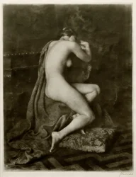 Kvinnlig nakenstudie, ca 1925