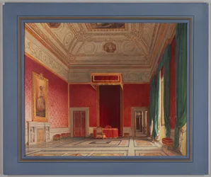 Drawing, Sala del Thorvaldsen, Rome, 1845