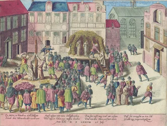 Avrättning i Brygge genom bränning av tre munkar för sodomi, 28 juni 1578
