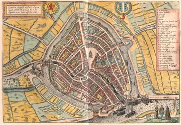 Gouda, Nederländerna (gravyr